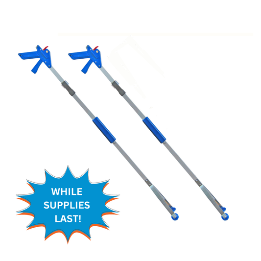 ♻️REFURBISHED♻️ 42" EZ Reacher Indoor Deluxe Collapsible 2-Pack