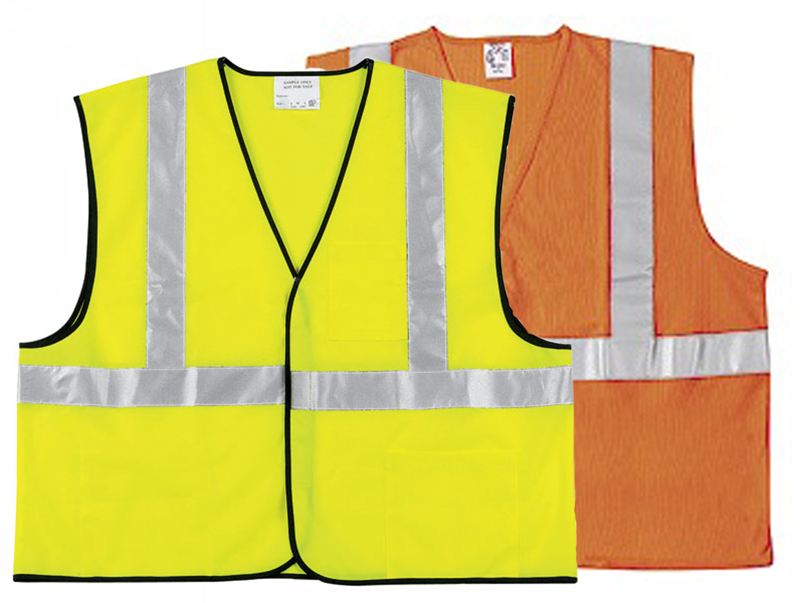 yellow and orange safety vest